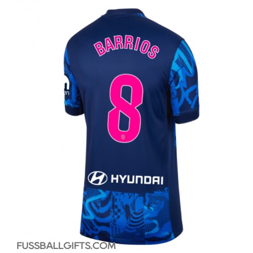 Atletico Madrid Pablo Barrios #8 Fußballbekleidung 3rd trikot Damen 2024-25 Kurzarm